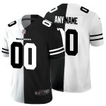 Camiseta NFL Limited Seattle Seahawks Personalizada White Black Split