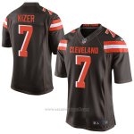 Camiseta NFL Limited Hombre 7 Kizer Cleveland Browns Negro