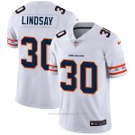 Camiseta NFL Limited Denver Broncos Lindsay Team Logo Fashion Blanco