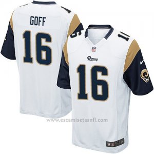 Camiseta Los Angeles Rams Goff Blanco Nike Game NFL Nino