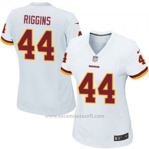 Camiseta Washington Redskins Riggins Blanco Nike Game NFL Mujer