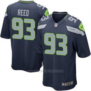 Camiseta Seattle Seahawks Reed Azul Oscuro Nike Game NFL Nino