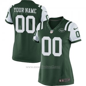 Camisetas NFL Mujer New York Jets Personalizada Verde