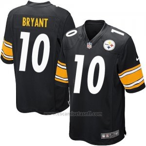 Camiseta Pittsburgh Steelers Bryant Negro Nike Game NFL Nino