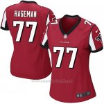 Camiseta Atlanta Falcons Hageman Rojo Nike Game NFL Mujer