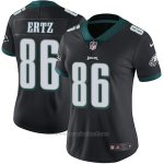 Camiseta NFL Limited Mujer Philadelphia Eagles 86 Ertz Negro