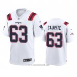 Camiseta NFL Game New England Patriots Yodny Cajuste 2020 Blanco