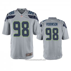 Camiseta NFL Game Seattle Seahawks Alton Robinson Gray
