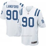 Camiseta Indianapolis Colts Langford Blanco Nike Game NFL Hombre