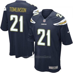 Camiseta San Diego Chargers Tomlinson Negro Nike Game NFL Hombre