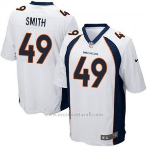 Camiseta Denver Broncos Smith Blanco Nike Game NFL Hombre