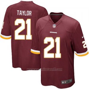 Camiseta Washington Redskins Taylor Rojo Nike Game NFL Marron Hombre