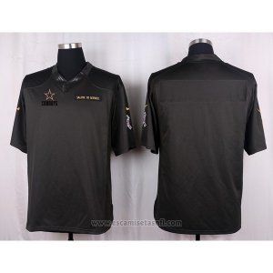 Camiseta Dallas Cowboys Apagado Gris Nike Anthracite Salute To Service NFL Hombre