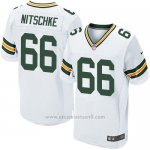 Camiseta Green Bay Packers Nitschke Blanco Nike Elite NFL Hombre