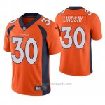 Camiseta NFL Limited Hombre Denver Broncos Phillip Lindsay Naranja Vapor Untouchable