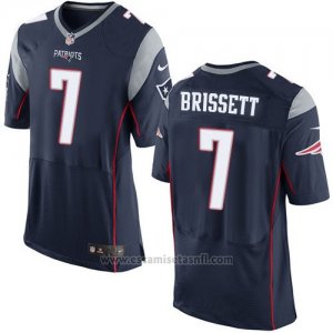 Camiseta New England Patriots Brissett Profundo Azul Nike Elite NFL Hombre