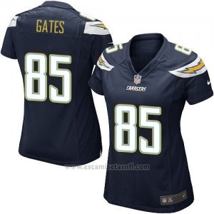 Camiseta San Diego Chargers Gates Negro Nike Game NFL Mujer