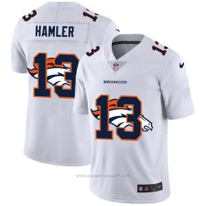 Camiseta NFL Limited Denver Broncos Hamler Logo Dual Overlap Blanco