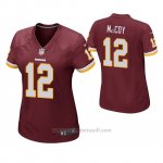 Camiseta NFL Game Mujer Washington Redskins Colt Mccoy Burgundy