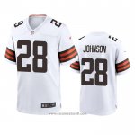 Camiseta NFL Game Cleveland Browns Kevin Johnson Blanco