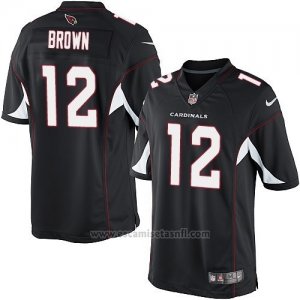 Camiseta Arizona Cardinals Brown Negro Nike Game NFL Nino