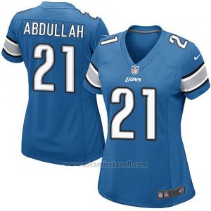 Camiseta Detroit Lions Abdullah Azul Nike Game NFL Mujer