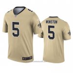 Camiseta NFL Legend New Orleans Saints Jameis Winston Inverted Oro