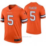Camiseta NFL Legend Hombre Denver Broncos Joe Flacco Naranja Color Rush