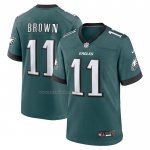 Camiseta NFL Game Philadelphia Eagles A.J. Brown Verde2