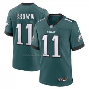 Camiseta NFL Game Philadelphia Eagles A.J. Brown Verde2