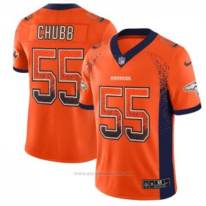 Camiseta NFL Limited Denver Broncos Chubb Rush Drift Fashion Naranja