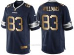 Camiseta Dallas Cowboys Williams Profundo Azul Nike Gold Game NFL Hombre