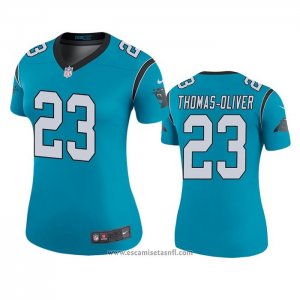 Camiseta NFL Legend Mujer Carolina Panthers Stantley Thomas-Oliver Azul Color Rush
