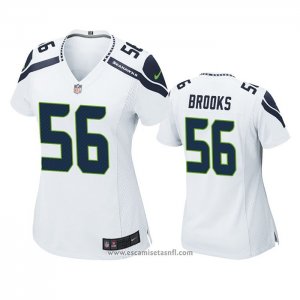 Camiseta NFL Game Mujer Seattle Seahawks Jordyn Brooks Blanco