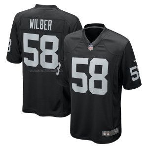 Camiseta NFL Game Las Vegas Raiders Kyle Wilber Negro