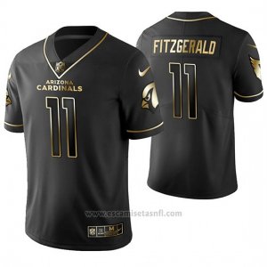 Camiseta NFL Limited Hombre Arizona Cardinals Larry Fitzgerald Golden Edition Negro