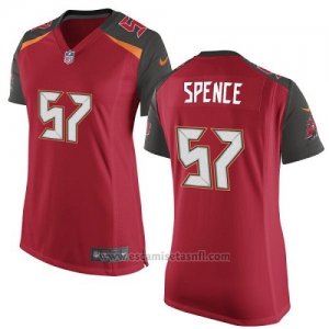 Camiseta Tampa Bay Buccaneers Spence Rojo Nike Game NFL Mujer2