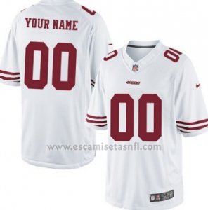 Camisetas NFL Limited Hombre San Francisco 49ers Personalizada Blanco