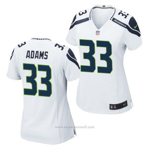Camiseta NFL Game Mujer Seattle Seahawks Jamal Adams Blanco
