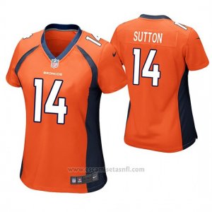 Camiseta NFL Game Mujer Denver Broncos Courtland Sutton Naranja