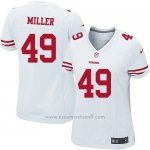 Camiseta San Francisco 49ers Miller Blanco Nike Game NFL Mujer