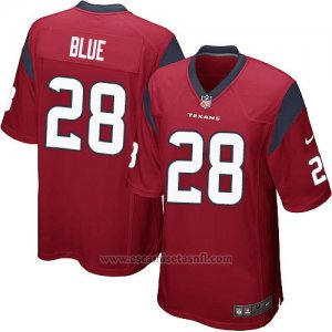 Camiseta Houston Texans Blue Rojo Nike Game NFL Nino
