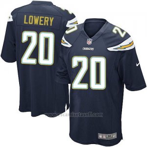 Camiseta San Diego Chargers Lowery Negro Nike Game NFL Hombre