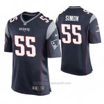 Camiseta NFL Game Hombre New England Patriots John Simon Azul