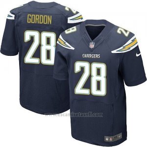 Camiseta San Diego Chargers Gordon Profundo Azul Nike Elite NFL Hombre