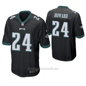 Camiseta NFL Game Hombre Philadelphia Eagles Jordan Howard Negro