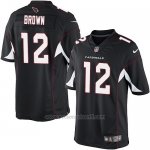 Camiseta Arizona Cardinals Brown Negro Nike Game NFL Hombre