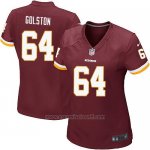 Camiseta Washington Redskins Golston Rojo Nike Game NFL Marron Mujer