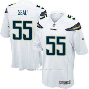 Camiseta San Diego Chargers Seau Blanco Nike Game NFL Hombre