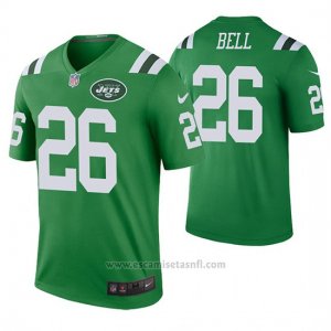 Camiseta NFL Legend Hombre New York Jets Le'veon Bell Verde Color Rush